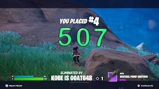 FORTNITE ROUND 507 ON PS5 PRO