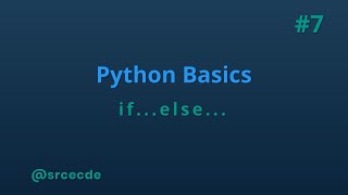 if else statement - python basics tutorial p7