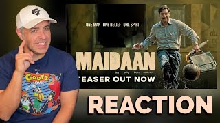 Maidaan Teaser REACTION | Ajay Devgn | Amit Sharma | Boney Kapoor | A.R. Rahman | June 23