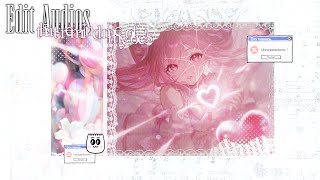 ִ ✦   .   edit audios that remind me of my ocs   ⊹　  ❜ ᵎ      × timestamps ! .ᐣ