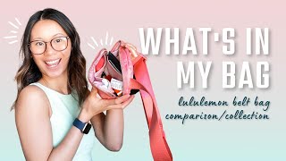 WHAT’S IN MY BAG 2022 | Lululemon Everywhere Belt Bag Comparison & Collection | Lululemon Educator