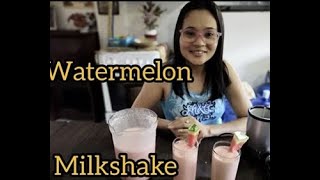 WATERMELON MILKSHAKE | 3 INGREDIENTS ONLY | JOSIE OLSSON ❤️