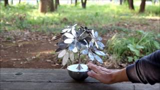 DIY 金属植物　カポック-1　Metallic Plants - Kapok