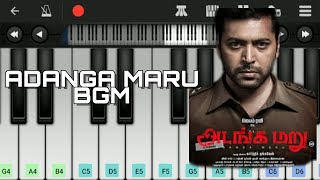 Adanga maru theme | perfect piano