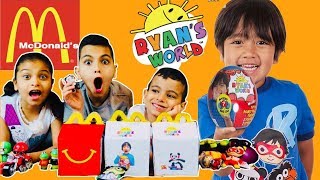#combopanda #ryantoysreview Ryan's World Toys McDonalds Happy Meal -  Ryan's Toy Review McDonalds