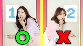 DON'T Open The WRONG Mystery Door Challenge! | Xiaoling toys