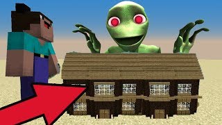 МОД НА НУБА с оружием ПРОТИВ ЗЕЛЕНЫХ ЧЕЛОВЕЧКОВ - Троллинг в Minecraft Серия 21