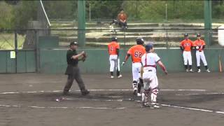 八尾BCvs大阪ウイング2回裏2014-10-05