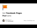 Facebook Pages API without code — NoCodeAPI