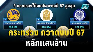 กระทรวง กวาดงบปี 67 หลักแสนล้าน| โชว์ข่าวเช้านี้ | 28 ธ.ค. 66