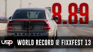 1200HP+ USP Audi S4 Resets 1/4 Mile World Record @ FixxFest 13