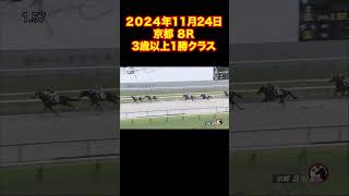 2024年11月23日　京都8R 3歳以上1勝クラスの結果