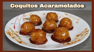 Coquitos Acamelados Receta Cubana.