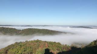 ヴァルトブルク城からの雲海