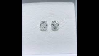 GIA 0.50ct Cushion Diamond Pair