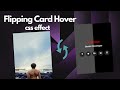 Flipping Card Hover Effect Using Only HTML & CSS | Pure CSS Tutorial CodeWithTanmay