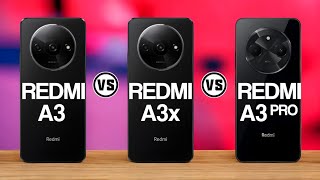 Redmi A3 Vs Redmi A3x Vs Redmi A3 Pro   #Trakontech