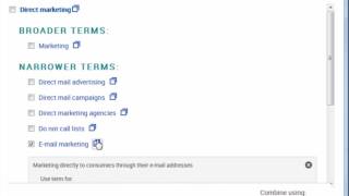 Plataforma ProQuest: Thesaurus