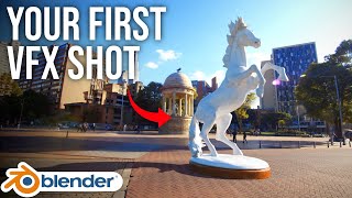 Learn to Create Your First VFX Shot For FREE!!!