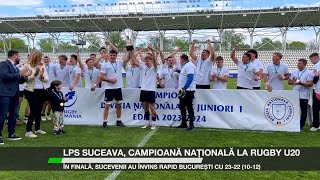 LPS Suceava, campioană națională la rugby U20