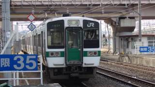 【まもなく引退】719系 到着＆発車