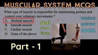 Anatomy and physiology mcq || Muscular system MCQS #anatomyandphysiologymcq