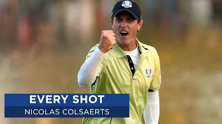 Every Shot: Nicolas Colsaerts' Debut | 2012 Ryder Cup