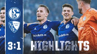 Der erste SIEG ist da! | FC Schalke 04 - VfL Bochum 3:1 | Highlights & Stimmen