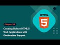 Unleashing the Power of HTML 5: Creating Robust HTML5 Web Applications with Geolocation Support