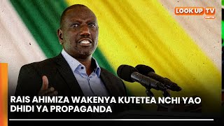 WAKENYA WAOMBWA KUWA WAZALENDO ZAIDI