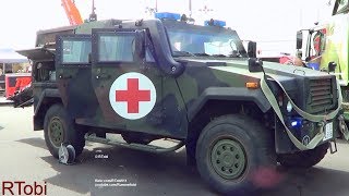 German Army armored ambulance on the RETTmobil 2018 expo