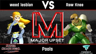 weed lesbian (Zelda) vs Raw Knee (Captain Falcon) - Pools - MAJOR UPSET