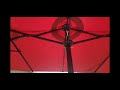 homshade double sided patio umbrella 15 foot long review