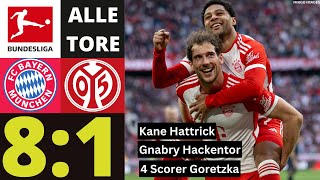 Bayern zerlegt Mainz! FC Bayern München vs. FSV Mainz 05 8:1 Alle Tore alle Highlights (09.03.2024)