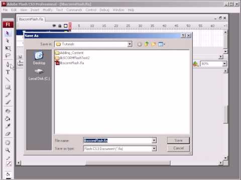 Creating a SCO from Flash files Creating a SCO from Flash files