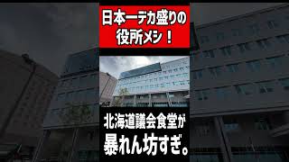 日本一デカ盛りの区役所メシ！北海道議会食堂が暴れん坊すぎ！！