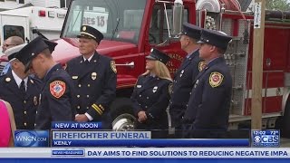 Funeral held for Kenly firefighter who died in the line of duty