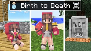 Ekta's BIRTH to DEATH In Minecraft ft @AyushMore 😱 (Hindi)