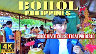 Loboc Bohol Floating River Cruise Filipino lunch buffet in the Philippines