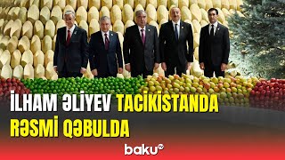 Düşənbədə dövlət başçılarının şərəfinə rəsmi qəbul