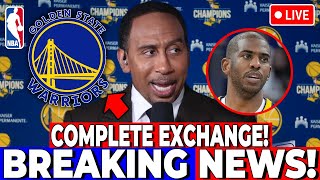NOW! NOW! NEGOTIATIONS BOILING! WARRIORS CLOSE TO EXCHANGE CP3! GOLDEN STATE WARRIORS NEWS