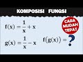 Fungsi dan Komposisi Fungsi  _ Cara Mudah Menentukan Komposisi Fungsi f(g(x) dan g(f(x))