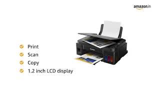 Canon Pixma G2012 All-in-One Ink Tank Colour Printer (Black) @BestHomeProductsIndia