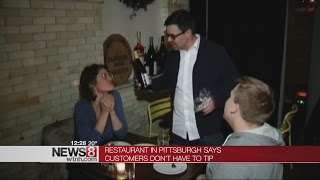 No tipping at Pennsylvania restaurant