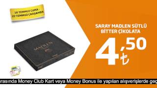 Migros'ta Bayram Fırsatları: Saray Madlen Sütlü Bitter Çikolata