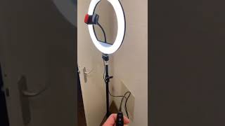 Quntis 12”LED Selfie Ring Light RGB Lumière Anneau Bluetooth, Super produit