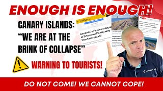 ⚠️Serious WARNING for visitors to the Canary Islands! | It is on the brink of co