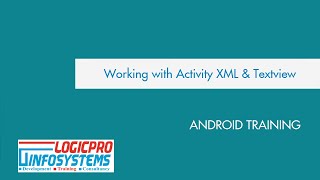 Working with Activity XML & Textview