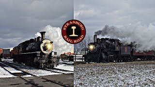 Strasburg Railroad 89 and 429: Snowy Steam on the road to paradise