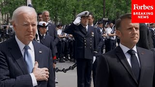 President Biden Joins President Macron At Welcoming Ceremony In Paris, France